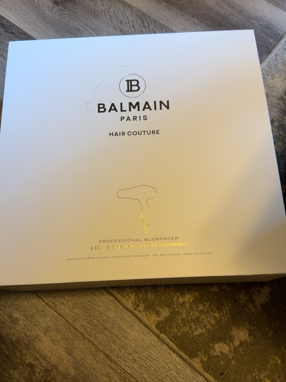 Balmain Paris Hair Couture Professional Blowdryer 1875W Black w Diffuser